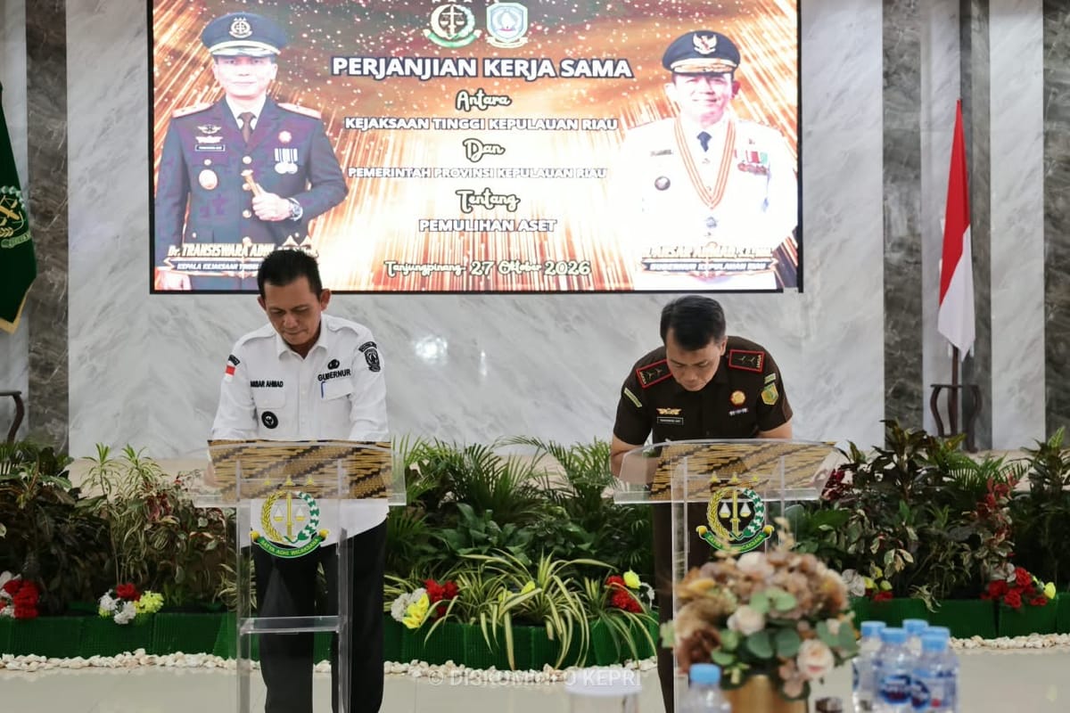 Pemprov Kepri dan Kejati Perkuat Pengamanan Proyek Strategis dan Pemulihan Aset Daerah
