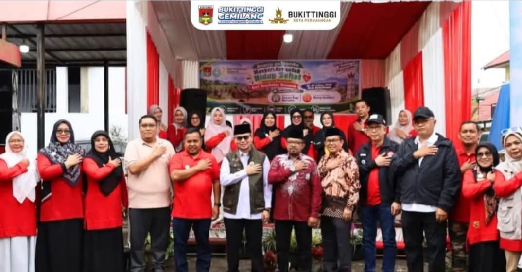 Wawako Ibnu Asis Buka Kampanye Hidup Sehat Peringati HKN ke-62