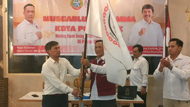 Indonesia Beladiri Campuran Amatir-Mixed Martial Arts Pontianak Tetapkan Wahyudi Sebagai Ketua Umum