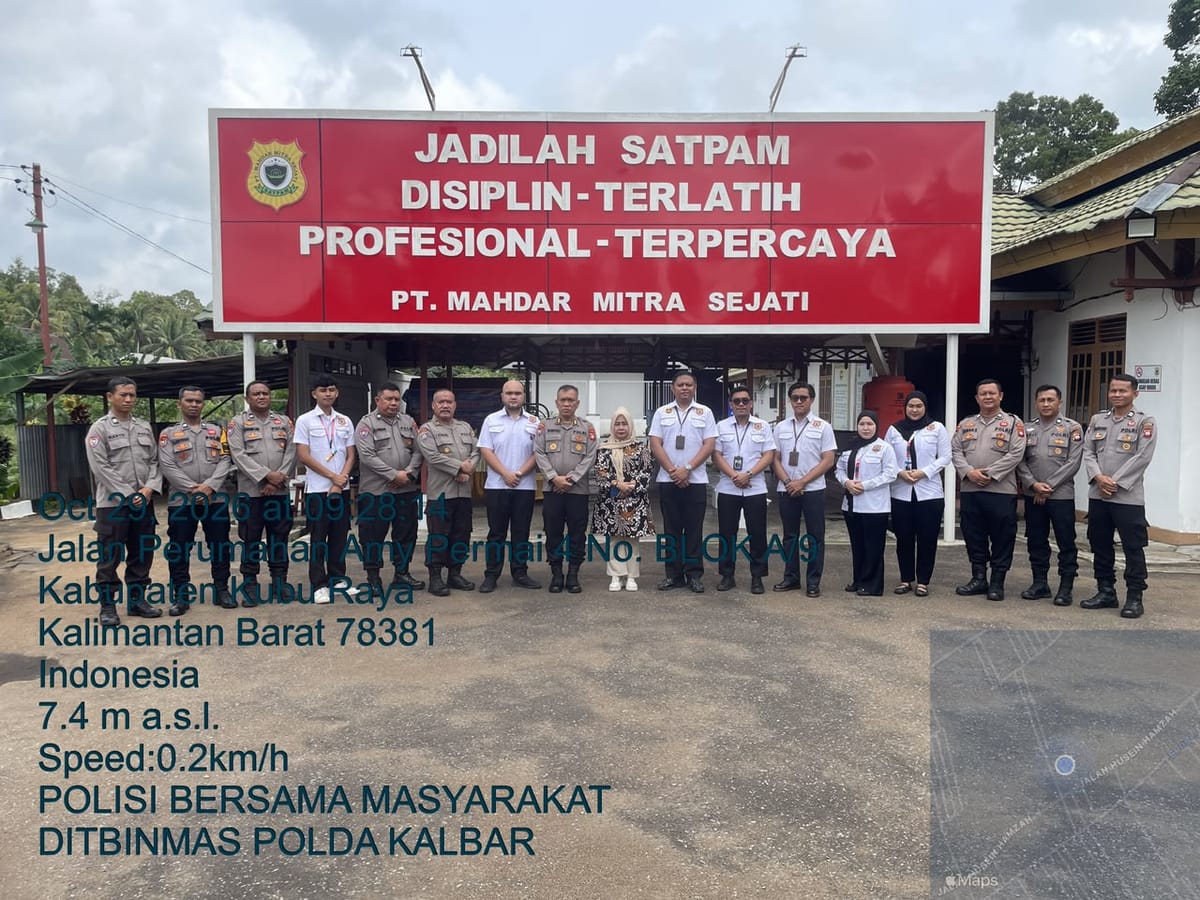 Poliran Masuk Dunia Usaha, Polda Kalbar Dorong Satpam Jadi Mitra Strategis Polri