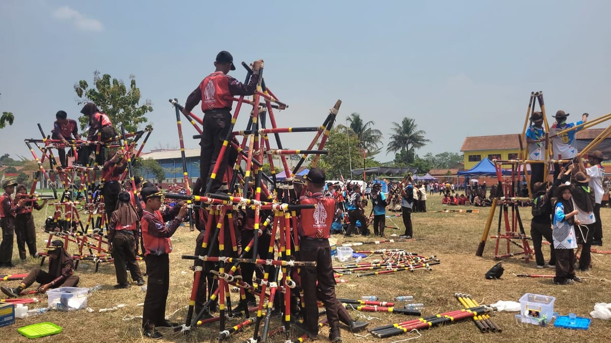 51 Regu Penggalang Adu Keterampilan di Scout Skill Competition