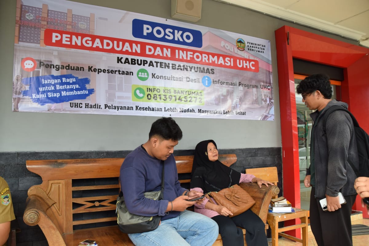 Bupati Sadewo Tegaskan UHC Banyumas Tetap Berjalan, Posko Pengaduan Dibuka