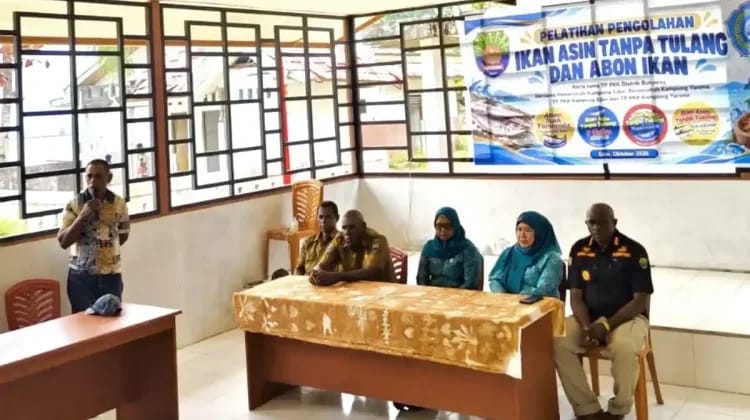 Lirik Peluang Usaha Berbasis Potensi Lokal, Pemerintah Distrik Buruway Gelar Pelatihan Perikanan