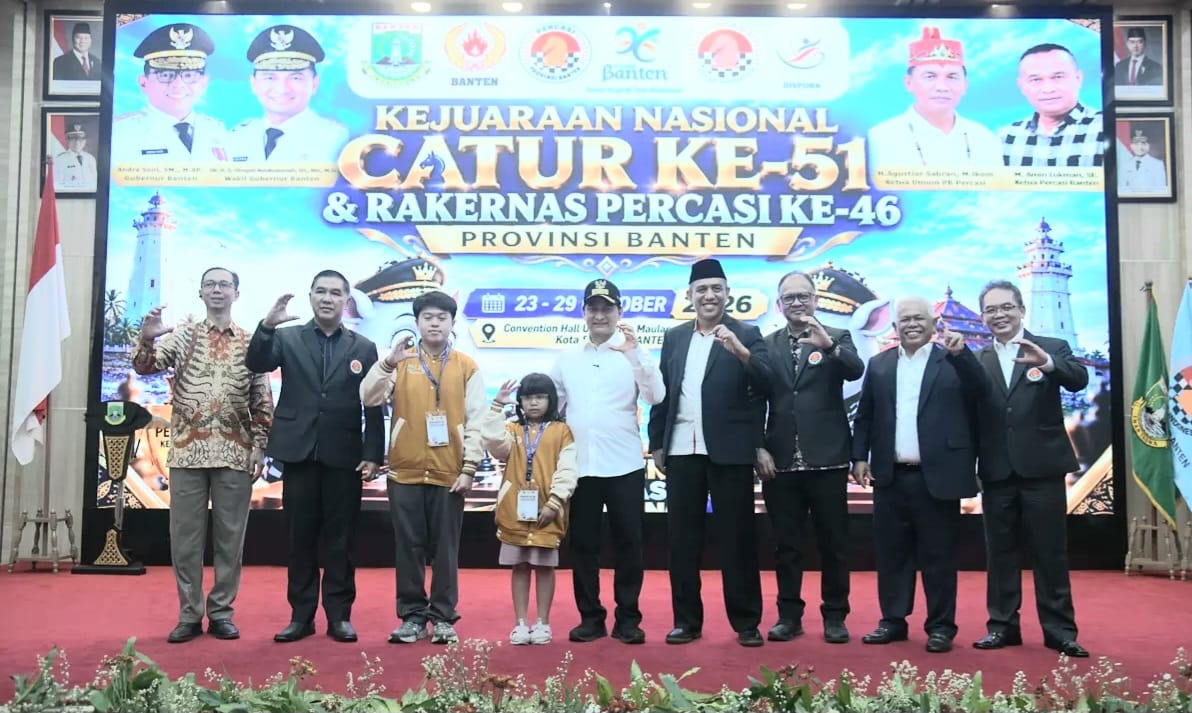32 Provinsi Bersaing Pada Kejurnas Catur 2026 di Banten