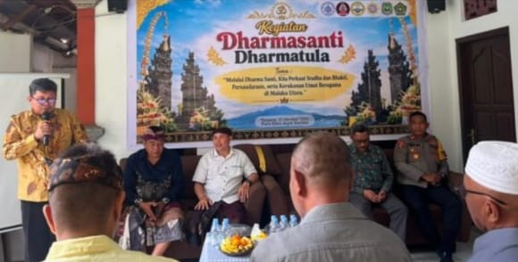 PHDI Maluku Utara Laksanakan Dharma Santi dan Dharma Tula