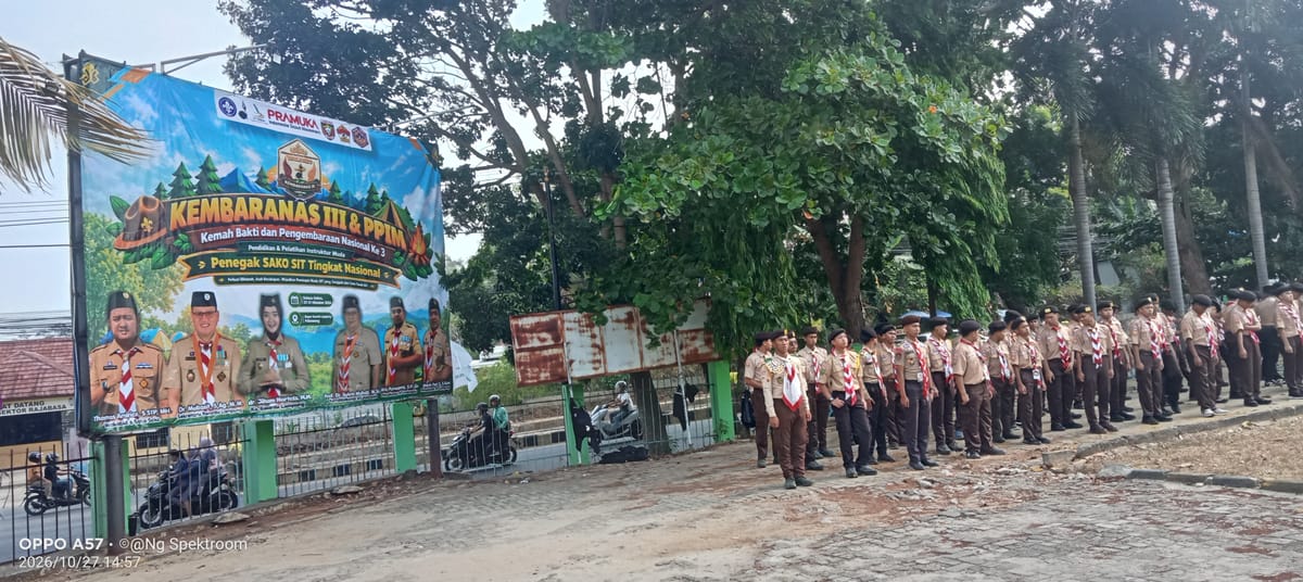 Kembaranas III Dibuka, Pramuka Sako SIT Didorong Jadi Generasi Berkarakter Dan Berakhlak