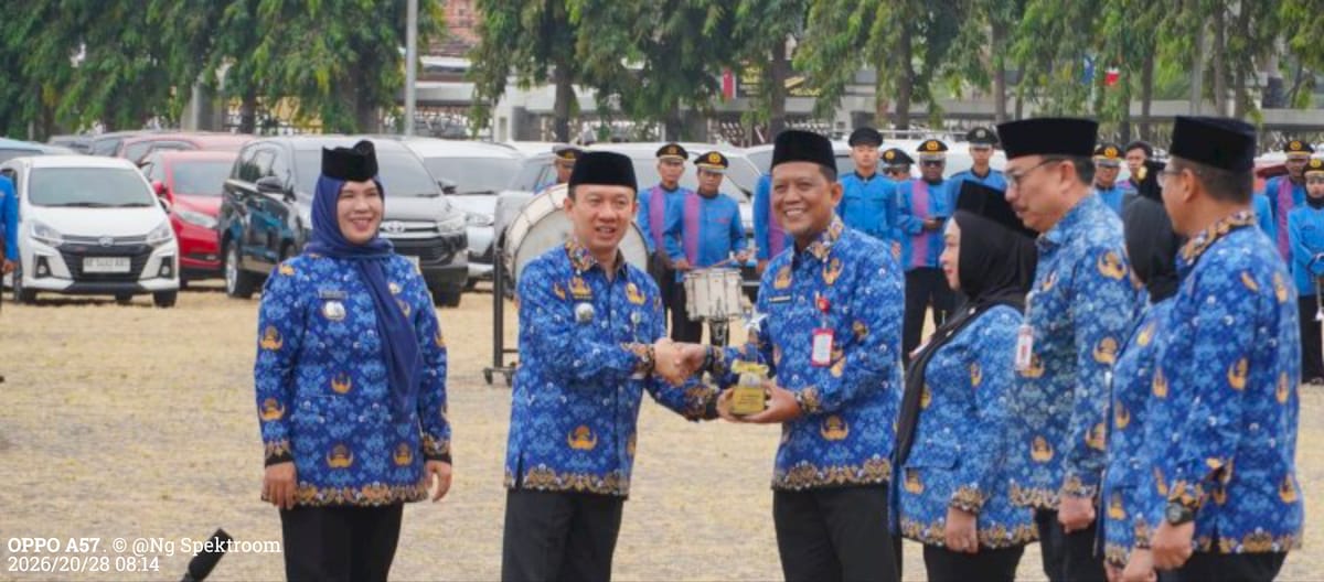 Gelar Upacara Peringatan Hari Sumpah Pemuda, Pemprov Lampung Serahkan SAKIP Award 2026