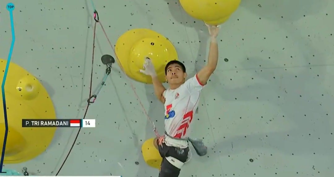 World Climbing Series 2026, Putra Tri Ramadani Sumbang Medali Perak