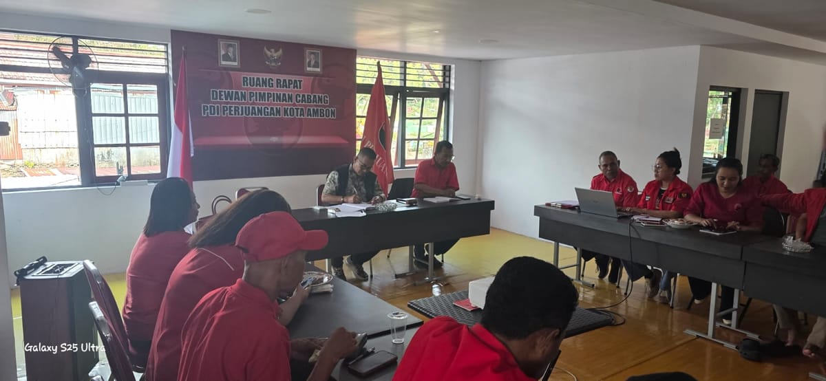 PDIP Ambon Targetkan 3.000 Anggota Baru Lewat KTAnisasi 2026 ​