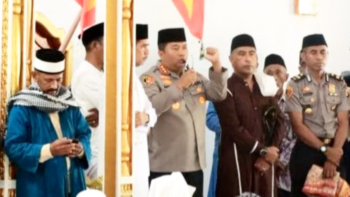 Kapolresta Ambon Ajak Warga Hitu Perangi Narkoba