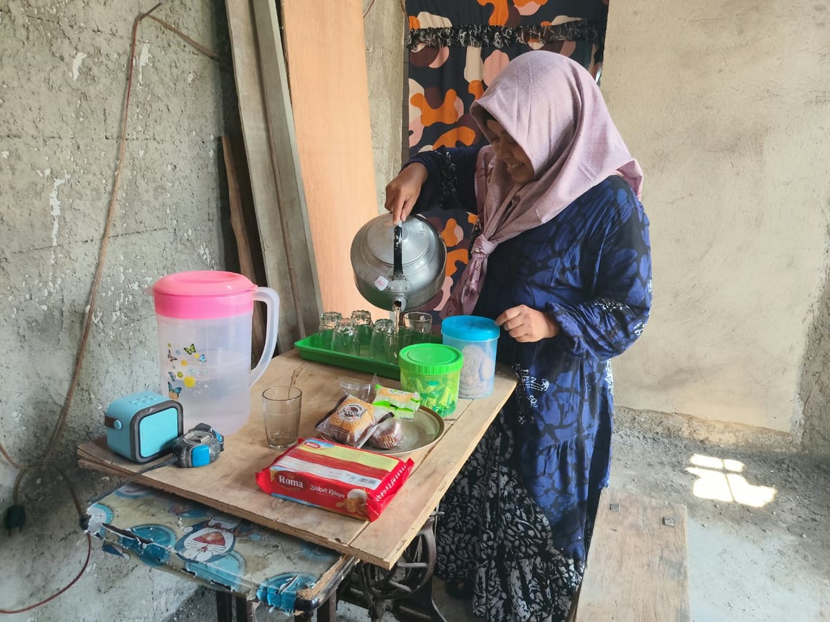 Warga Siapkan Kebutuhan Logistik Personel Satgas TMMD