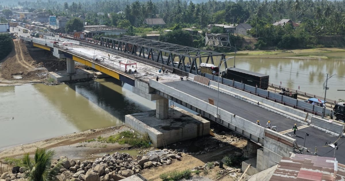 Jembatan Kr Tingkeum Diperkuat Untuk  Mudahkan Konektivitas dan Daya Rusak Sungai