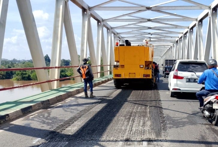 Jembatan Panjang Sungai Kapuas  Dilakukan  Preservasi