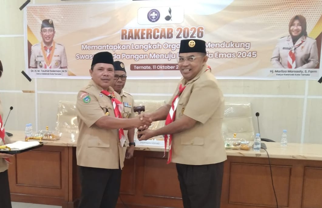Kwarcab Pramuka Kota Ternate Gelar Rakercab Susun Program Kerja Satu Tahun Kedepan