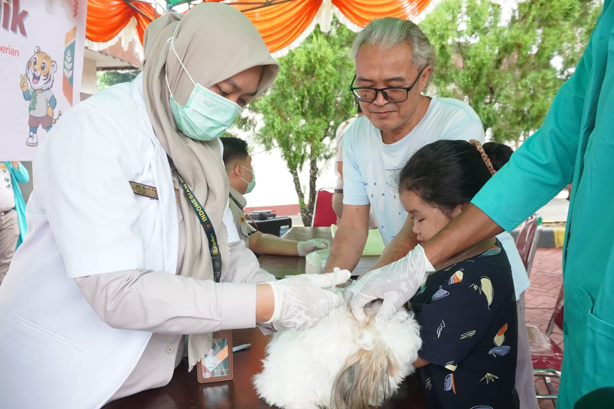 BKHIT Malut Vaksin 102 Hewan Cegah Rabies, Sambut Hari Karantina ke-149