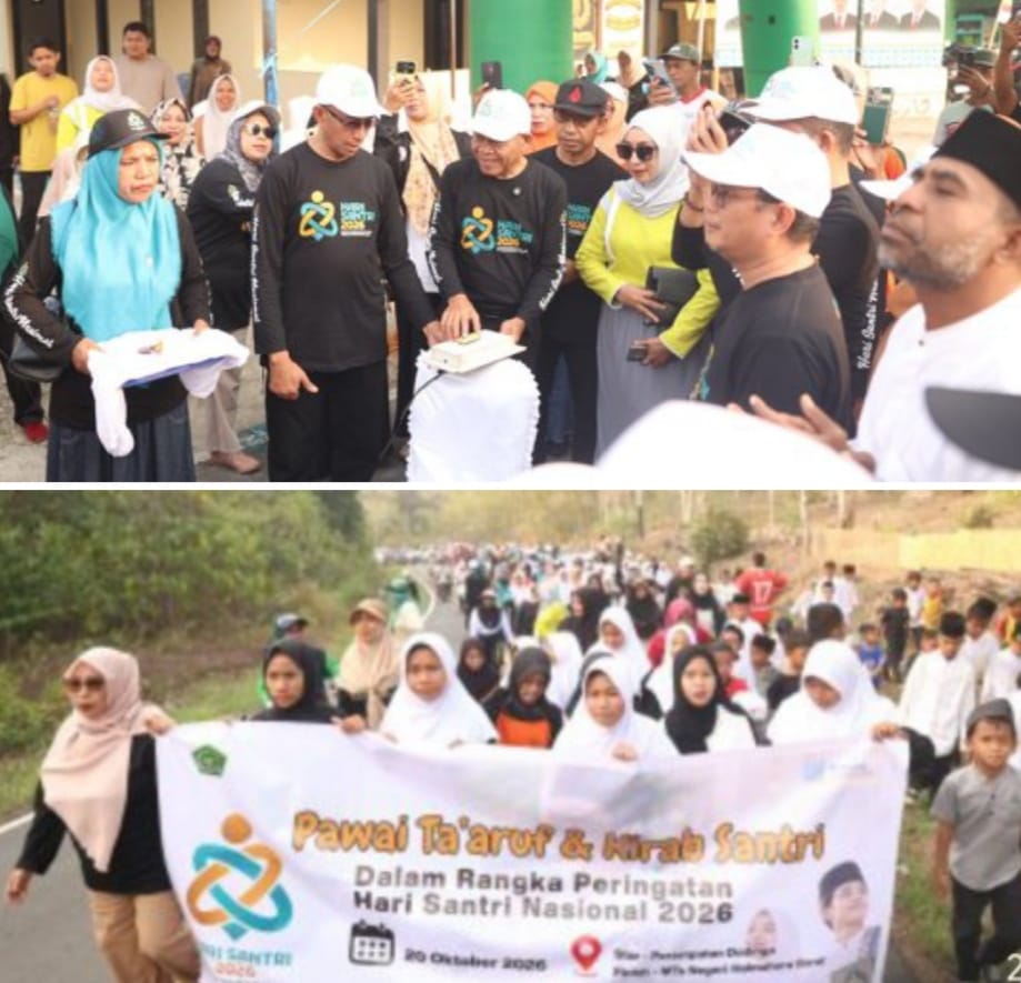 Launching Hari Santri 2026, Kemenag Halbar Gaungkan Kerukunan dan Kepedulian