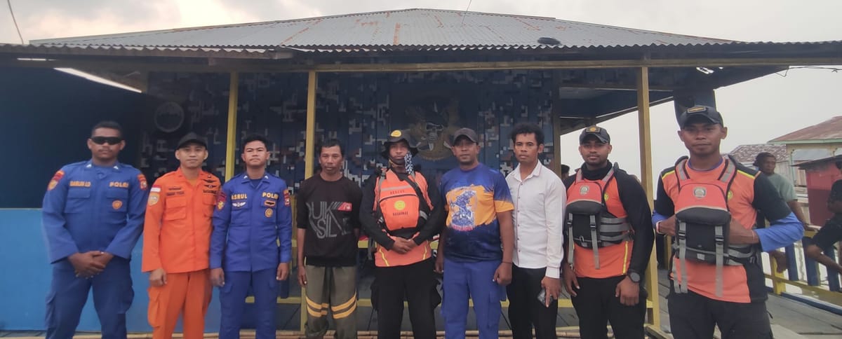 Nelayan Pulau Buru Ditemukan Selamat  Setelah Hilang Dua Hari Di Perairan Maluku dan Maluku Utara