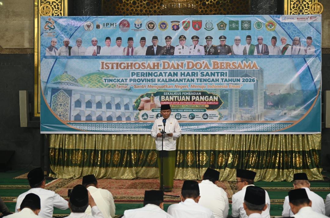 Kabut Asap Ubah Wajah Hari Santri di Kalteng, Perjuangan Kini Diuji Kepedulian