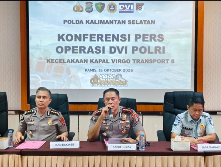 DVI Polda Kalsel Rilis Ke-13 Korban KM Virgo: 4 Jenazah Kembali Teridentifikasi