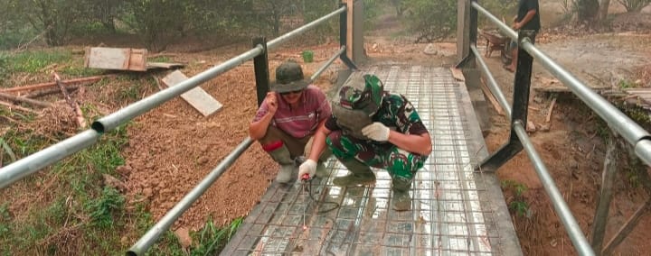 Proyek Jembatan Garuda Terus Dikebut, Pemasangan Lantai dan Pagar Mulai Dikerjakan