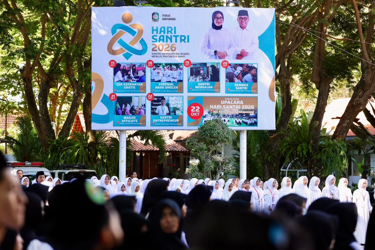 Bupati Banyuwangi Ajak Santri Jadi Penggerak Kemajuan Pembangunan