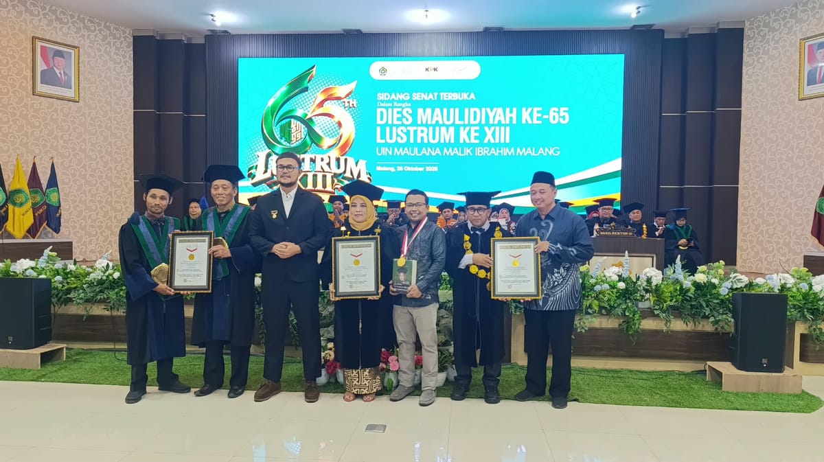 Tiga Rekor MURI Jadi Kado Dies ke-65 UIN Maliki Malang, Tantangan Besar Menanti Menuju Kampus Dunia