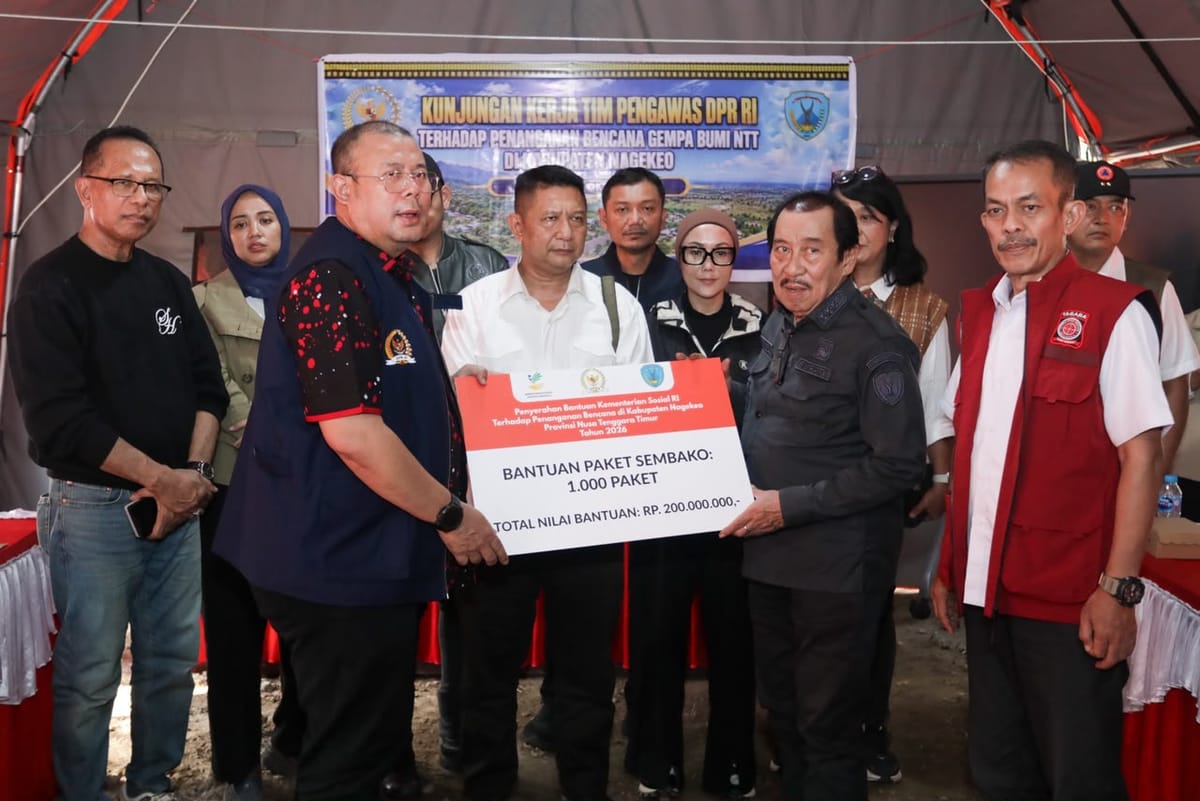 DPR RI Pantau Langsung Pemulihan Pasca Bencana di NTT