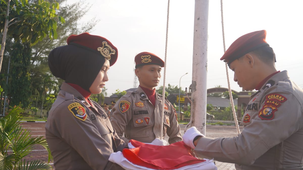 Peringati Hari Sumpah Pemuda ke-98, Polres Bengkalis Perkuat Semangat Persatuan dan Pengabdian