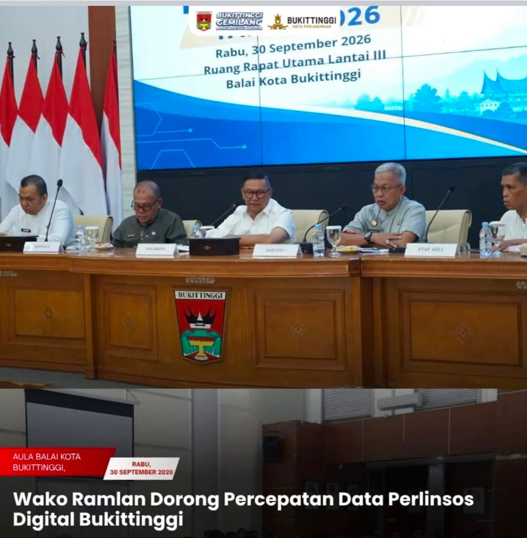 Data Perlinsos Digital Bukittinggi Pastikan Warga Terdata