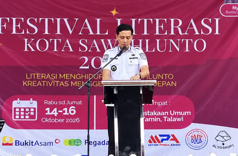 Buka Festival Literasi, Riyanda Putra Dorong Literasi Jadi Penggerak Kreativitas Sawahlunto