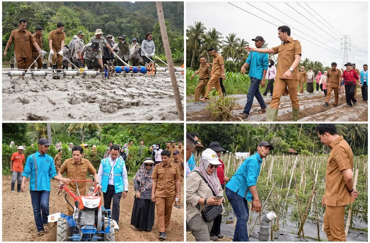 Wali Kota Sawahlunto Dorong Optimalisasi Lahan Pangan dengan Teknologi Modern di Desa Salak