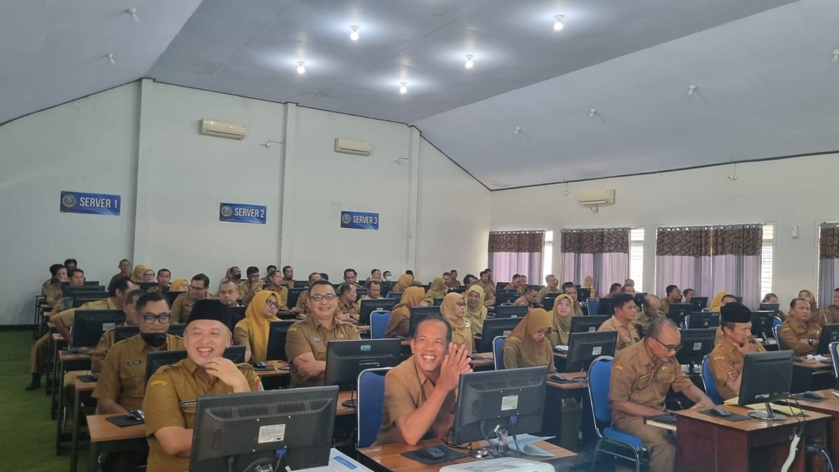 BKPSDM Pemkab Jember dan Kantor Regional II BKN Jawa Timur Gelar Profiling ASN, Diikuti 1.746 Peserta