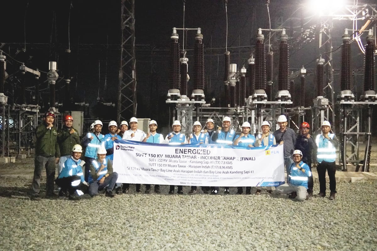 Hadapi Pertumbuhan Energi, PLN Operasikan SUTT Muara Tawar-Incomer Tahap 2