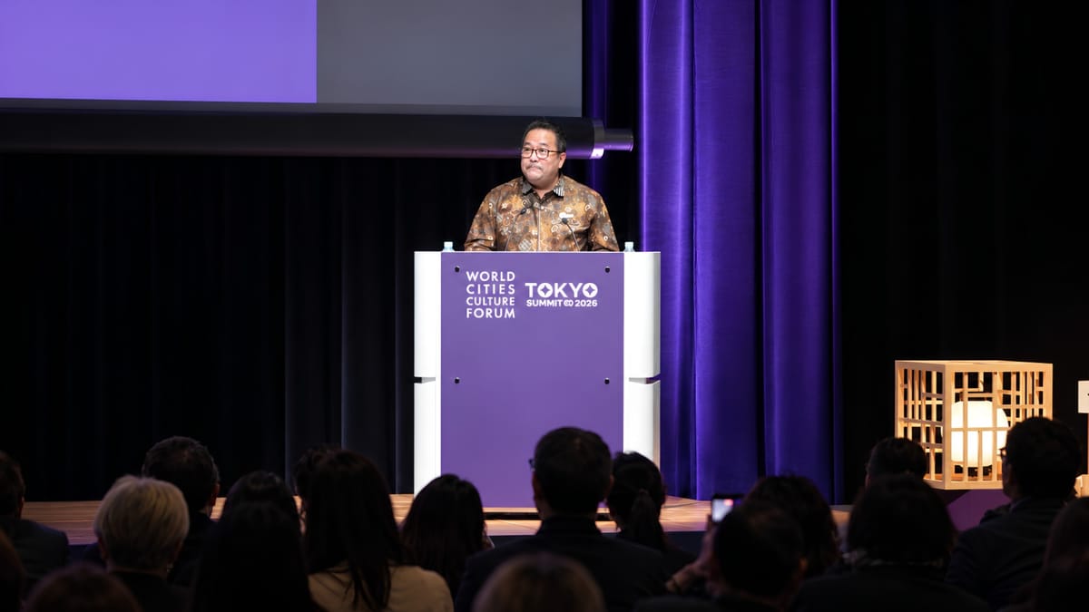 Jakarta Dipercaya Jadi Tuan Rumah World Cities Culture Summit 2027