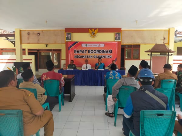 Forkopimka Giligenting Gandeng PLTD Gelar Rakor Pelayanan Listrik