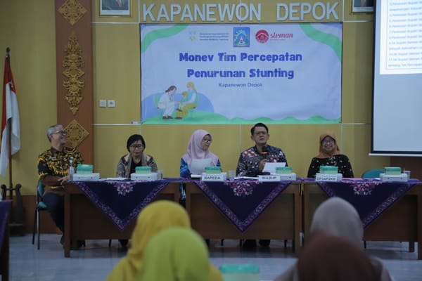 Pemkab Sleman Adakan Monitoring dan Evaluasi Menyeluruh Atasi Stunting