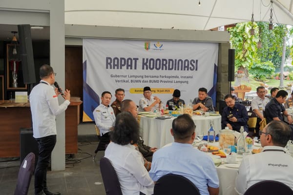 Kolaborasi Pemerintah Daerah dengan Forkopimda,  Wujudkan Lampung Maju Menuju Indonesia Emas