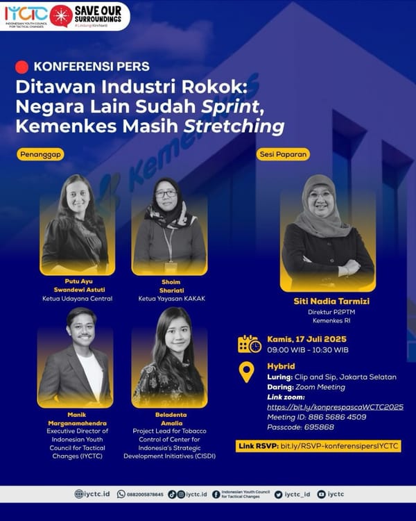 Ditawan Industri Rokok: "Negara Lain Sudah Sprint, Kemenkes Masih Stretching"