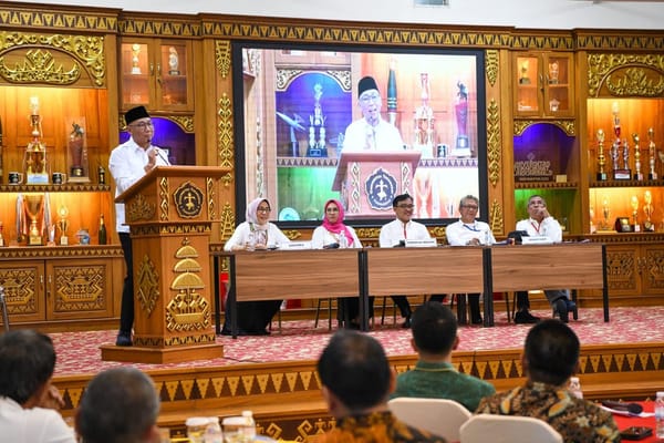 Gubernur Mirza : "Tiga Agenda Utama Dorong Melalui IKA SMANDA dan Pemprov"