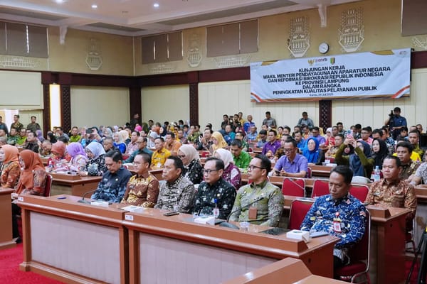 Purwadi Arianto: "ASN Pemprov Lampung Diminta Tingkatkan Kualitas Pelayanan Publik"