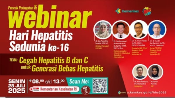 Lindungi generasi Sejak Dalam Kandungan, Untuk Putus Rantai Infeksi Hepatitis