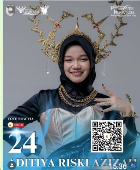 Mahasiswi UNUKASE Raih Runner-Up II Putri Pariwisata Tanah Laut 2025