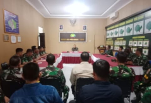 Sambut Sertijab Dandim - Korem 101/Antasari Lakukan Verifikasi di Kodim 1002/HST