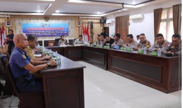 Rakor Lintas Sektoral, Polres Landak Perkuat Kesiapsiagaan Karhutla