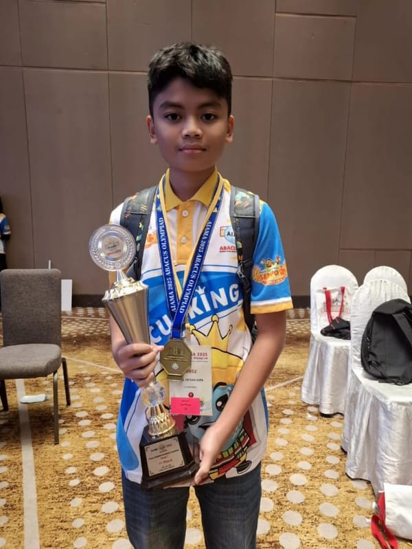 Siswa Madrasah Banda Aceh Juara 1 Lomba Hitung Cepat Sempoa Di Malaysia