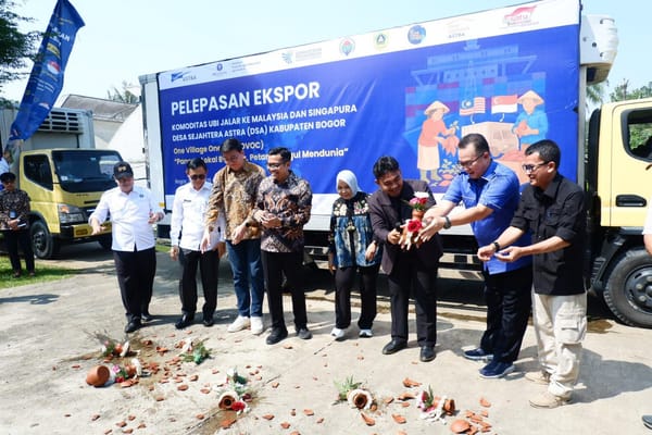 Desa Sejahtera Astra Bogor Ekspor Ubi ke Malaysia dan Singapura