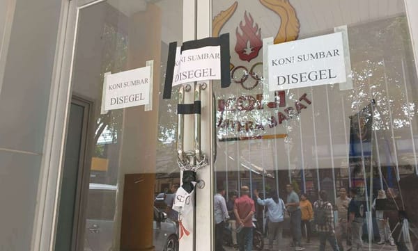 Waduh, Kantor KONI Sumbar Disegel!