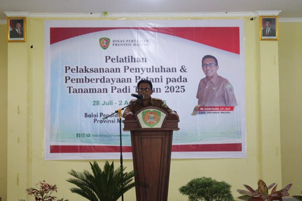 Pelatihan  Penyuluhan dan Pemberdayaan Petani Pada Tanaman Padi, digelar  Ambon