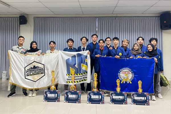 Tim Vajrayana Logawa dari Teknik Sipil UNEJ Sabet Juara 1 Nasional Kompetisi Jembatan Balsa BABNACO 2025