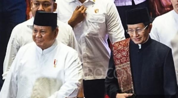 Presiden Prabowo Subianto Shalat Idul Adha di Masjid Istiqlal